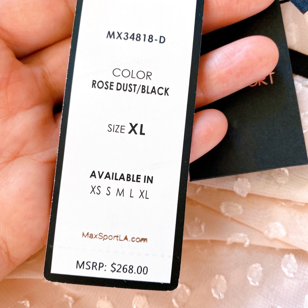 🖤 MAXSPORT ROSE DUST/BLACK RUFFLE DRESS! - Picture 12 of 16